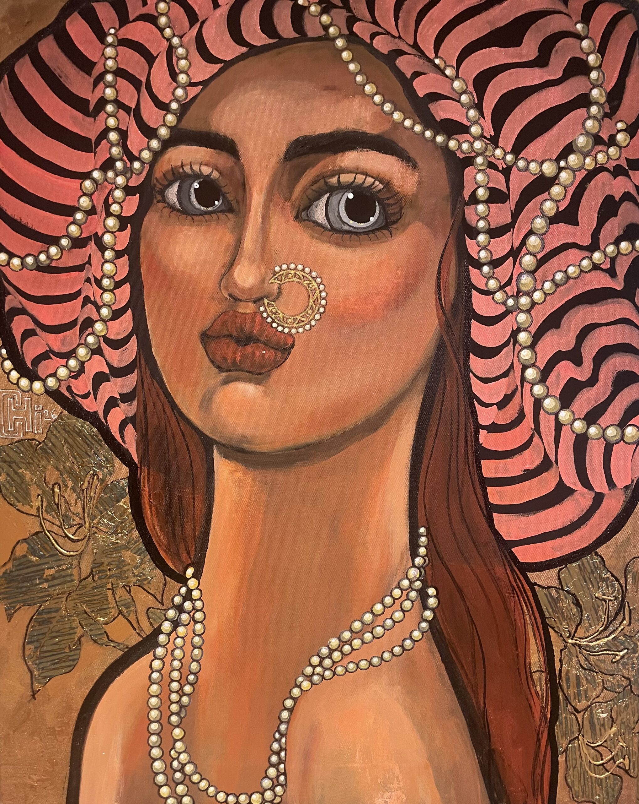 Her Unspoken Kingdom I  24"x 30"